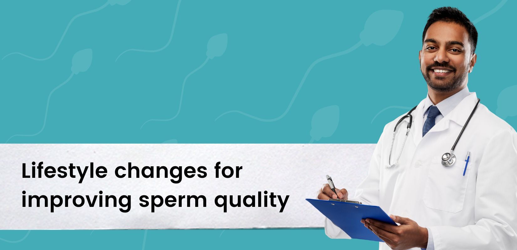 Lifestyle changes for improving sperm quality